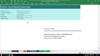 Hitung Gaji, pajak PPH 21 Karyawan, plus PayCheck dan TaxSlip dengan aplikasi SimSAL screenshot 5