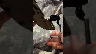 Bush camping knife with flint. #campingtools #campingideas #campinghacks #campinglife