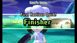 Miitopia - Finisher (Cautious Quirk)
If youre wondering why my Mii is Cautious instead of Kind in this run... Its because over the years, Ive grown even more cautious and worrisome. Miitopia - Finisher (Cautious Quirk)