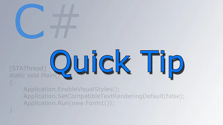 C# Quick Tip - Update UI Elements via Separate Thread