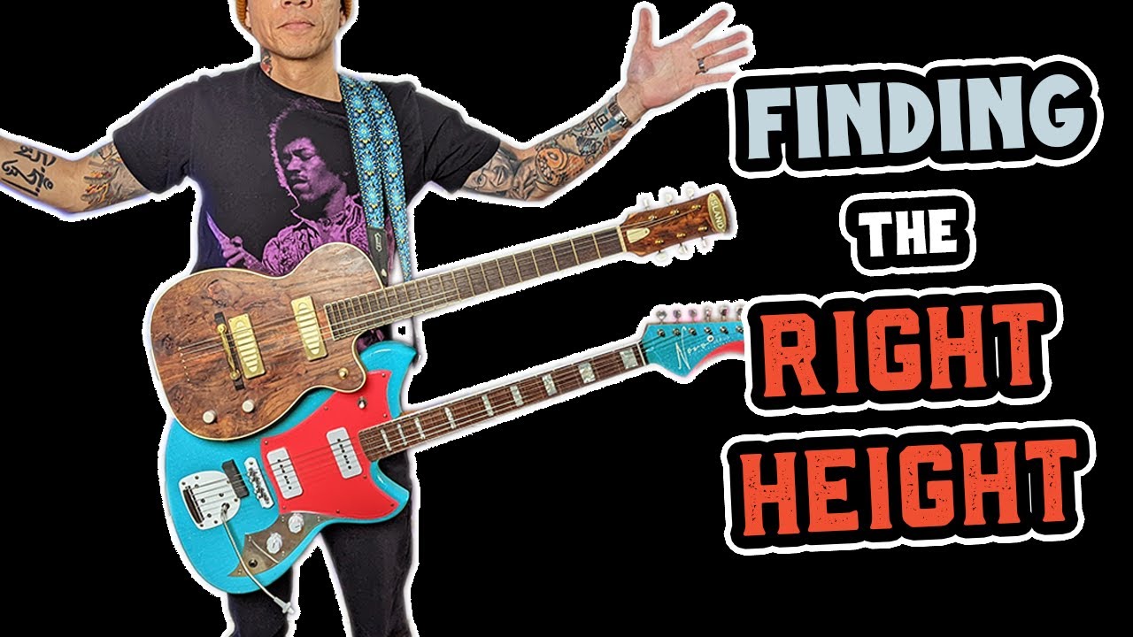 Finding Your Perfect Guitar Height with @LevysMusic Right Height Straps -  YouTube