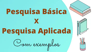 O que é uma pesquisa científica aplicada?