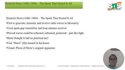 Wirelesss The beginning|Mobile and wireless networks|SNS Institutions