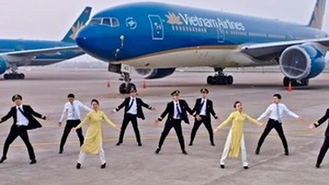 'Bống Bống Bang Bang' phiên bản tiếp viên, phi công Vietnam Airlines cực chất