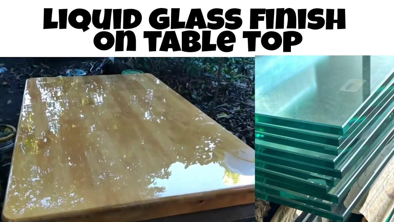 Liquid Glass Finish On Table Top  Best varnish/paints ideas & techniques 