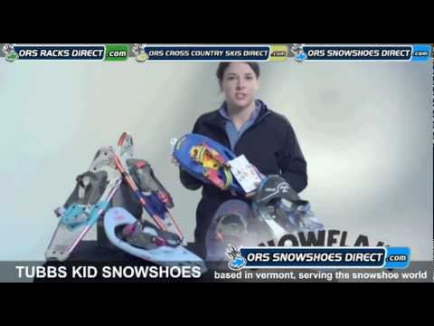 Tubbs Glacier Youth Snowshoes Red/White/Black - View #3