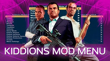 Undetected GTA 5 Mod Menu PC (2025) / Download Free Kiddions Cheat, Money Hack & Online Mods / Tutor