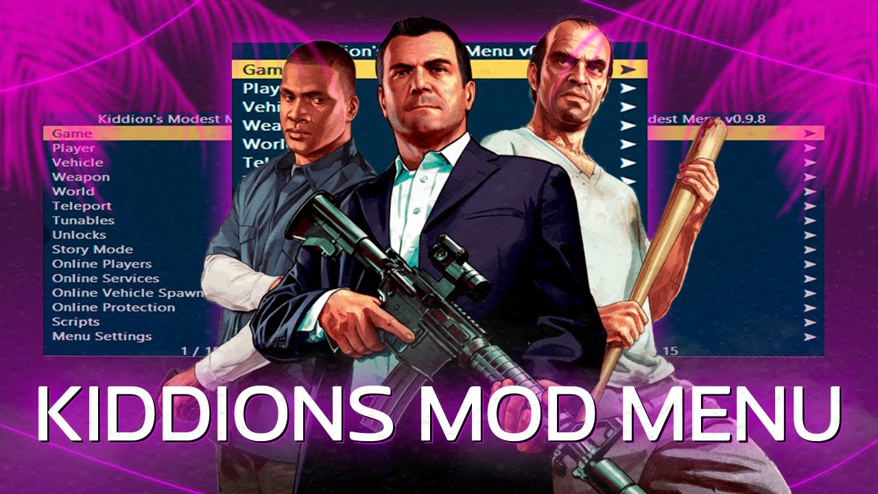 Undetected GTA 5 Mod Menu PC (2025) / Download Free Kiddions Cheat, Money Hack & Online Mods / Tutor