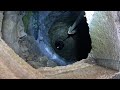 GoPro Dropped In Stone Lined Water Well : Poor Hideous Creatures Appear