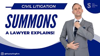 ‍⚖ What Is A Summons? #law #court