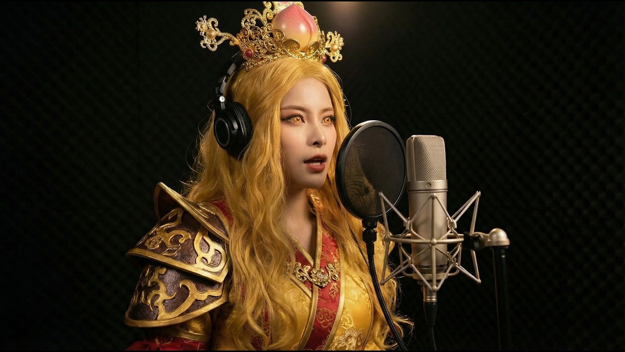 真《美猴王》爆火神曲！女大聖-他們殺死美猴亡，他們給我金箍說是榮耀，勒進頭骨不准我插嘴。西方版黑神話悟空Wukong #原創歌曲#cover #唱歌 #songs #華語流行