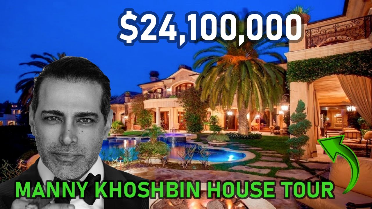 INSIDE TOUR OF MANNY KHOSHBIN'S NEWPORT BEACH MANSION YouTube