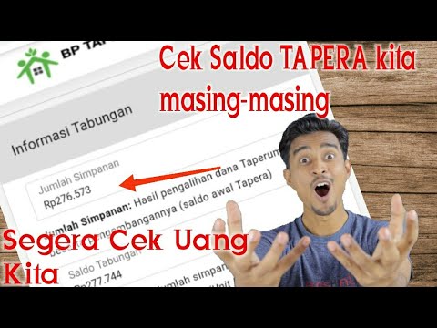 CARA CEK SALDO TAPERA | KITA BISA CEK SALDO TAPERA PNS MANDIRI | SEGERA CEK AGAR KITA BISA PANTAU