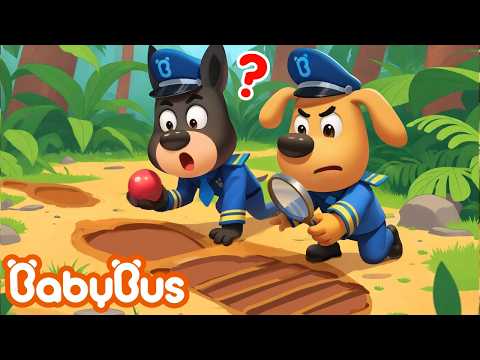 Truy vết dấu chân khổng lò | TP. Ven Biển | Hoạt hình cảnh sát trưởng Labrador | BabyBus