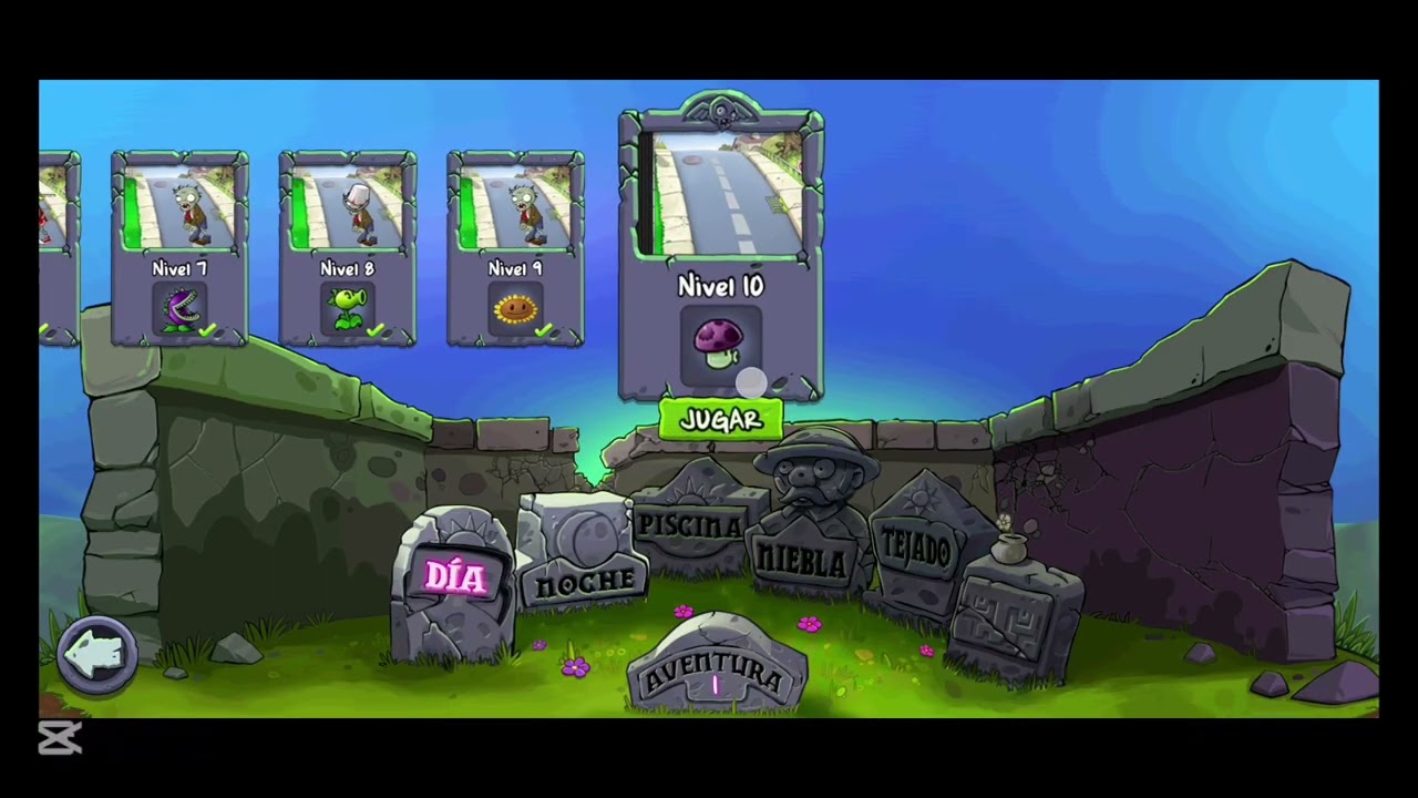 Jugando plantas vs zombis capítulo 2👍