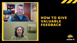 How to give valuable feedback - Blake Wilson