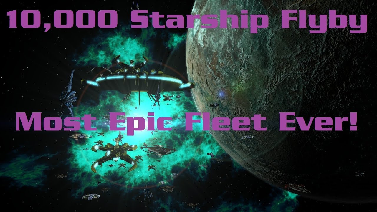 10,000 Starship Flyby - Most EPIC Fleet Ever!