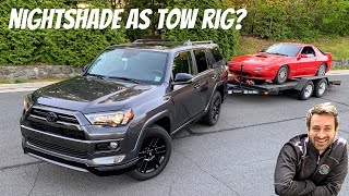 We take the 2020 toyota 4runner nightshade edition for a spin! is
rated to tow 5,000 lbs - how does it do? hooked up an open trailer and
...