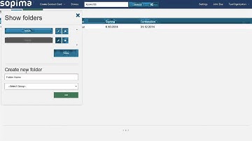 Contract management software | Sopima - Folders
