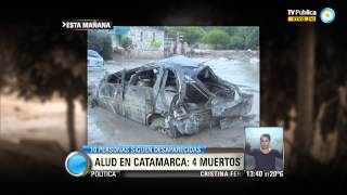 Visión 7: Alud en Catamarca: muertos, desaparecidos y evacuados