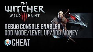 The Witcher 3 Wild Hunt Debug Console Enabler Cheat (God Mode, Instant Level, Infinite Money)