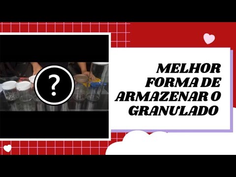 Vídeo: Como Armazenar Estoques De Açúcar Granulado