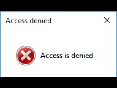 How to Delete a File or Folder Showing Error Access Is Denied