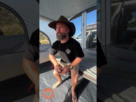 ملجأ لا غنى عنه في المخيم خيمة شرفة داخلية