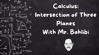 Intersection of Three Planes