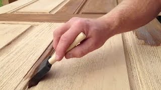 This video is not available. Refinishing a fiberglass entry door.