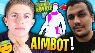 TK A ACTIVÉ SON AIMBOT SUR FORTNITE BATTLE ROYALE !!!