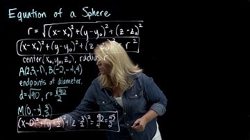 Equations of Spheres