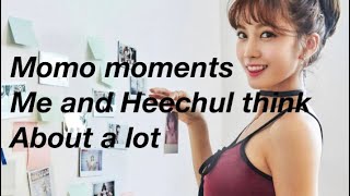 Momo moments me and Heechul think about a lot