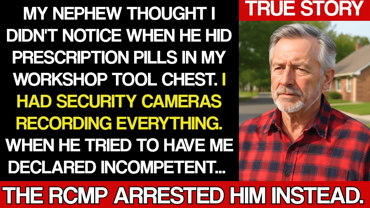 My Nephew Thought I Didn't Notice When He Hid Pills In My Tool Chest. I Had Security Cameras...