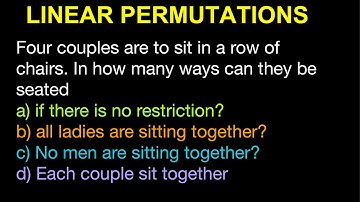 Linear Permutations (Tagalog/Filipino Math)