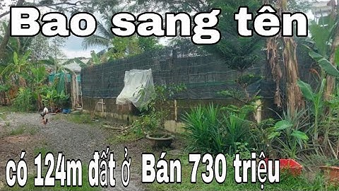 Nhà đất Củ Chi giới thiệu lô đất bán 730tr tổng 142mv đường trãi đá có thổ cư 124nv xã tân an hội 