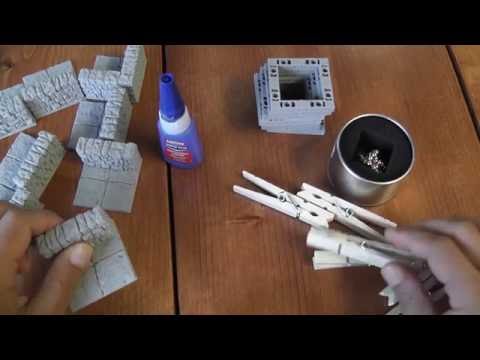 Magnetic Bases for Printed Dungeon Tiles - YouTube