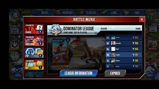 Cryolophosaurus Unlocked | Dominator League Tournament Reward | Jurassic World the Game