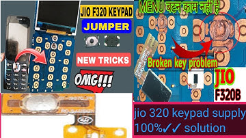how to repair ok button jio f320 /Jio f320 ok button not working solution new trick 100% solution ✔️