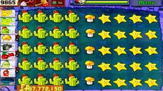 Cactus Vs. Star Fruit | Survival Night | ( Plants vs. Zombie Heroes ) | Plants vs. Zombies Gameplay  screenshot 5