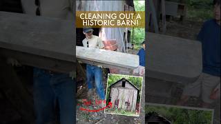 CLEANING OUT OUR 130 YEAR OLD BARN! #home #vintagefarmhouse #hospital