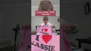 Jynxzi Gets Sad After Opening a Kassie Shirt Sent By a Fan Profile