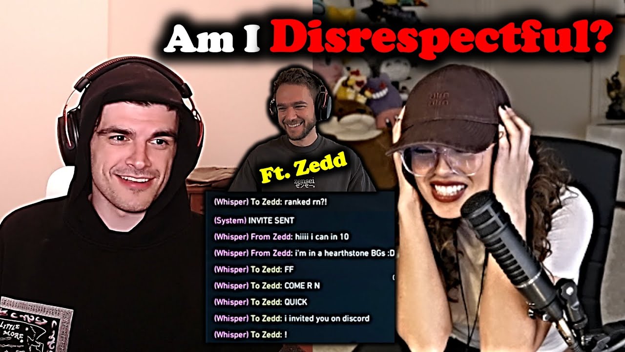 Valkyrae Panics After Reaching Out to Zedd for the First Time in 5 Years