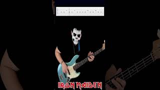 The Clairvoyant - Iron Maiden | 2 | #shorts  #ironmaiden  #ironmaidencover #basscover #bassplayer