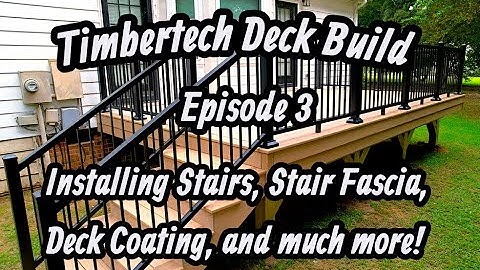New Timbertech Composite Deck Build   Apex, NC 0825 | Episode 3