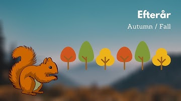 Basic Danish Vocabulary | How to say autumn words in Danish