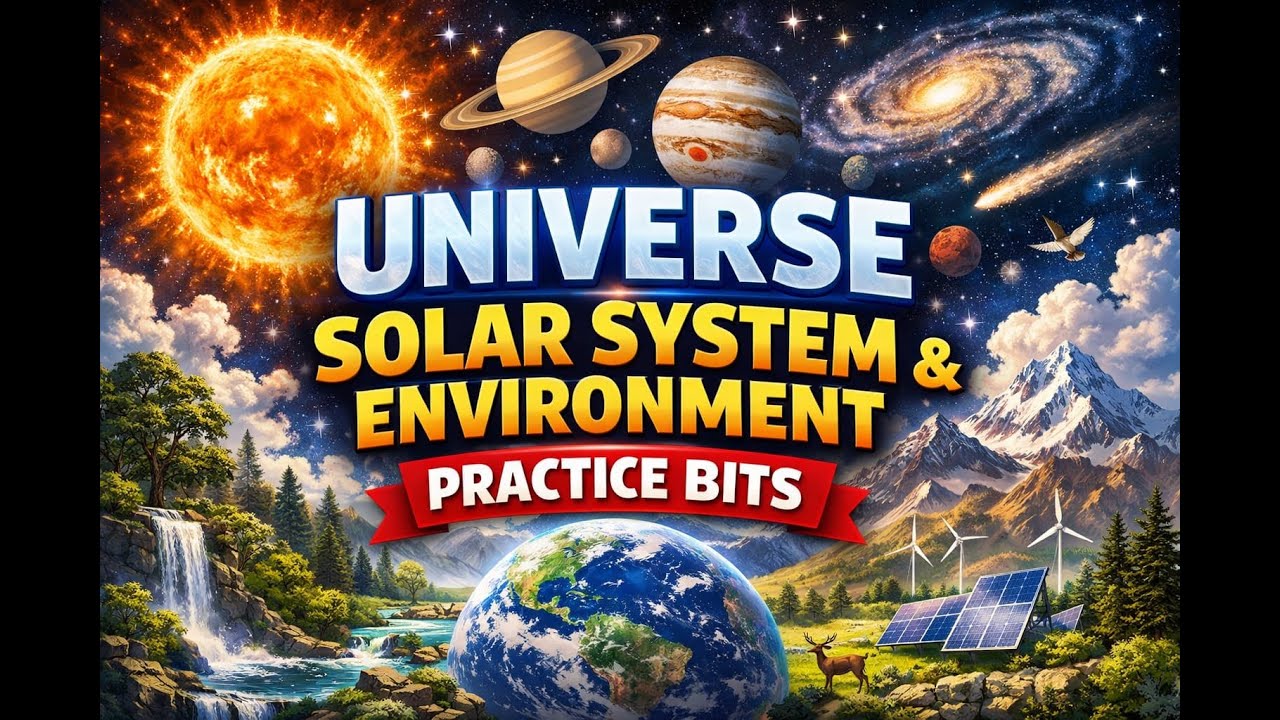 AP TET & AP DSC UNIVERSE, SOLAR SYSTEM & ENVIRONMENT SOCIAL PRACTICE BITS
