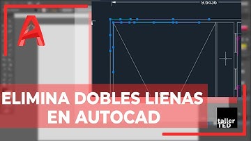 Elimina lineas encimadas o dobles lineas en Autocad (COMANDO OVERKILL)