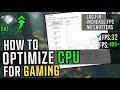 How To Optimize CPU Processor For Gaming   Boost FPS   Fix Shutters 2025✅
