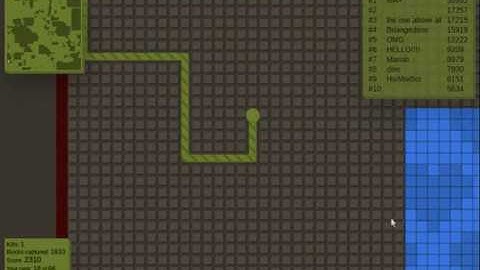 Splix.io Gameplay #1: Time to get to a score of 4K!